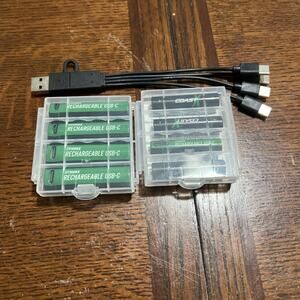 COAST USB-C Rechargeable Lithium Batteries, 8-Count (AA/AAA, 4ea) FREE SHIPPING